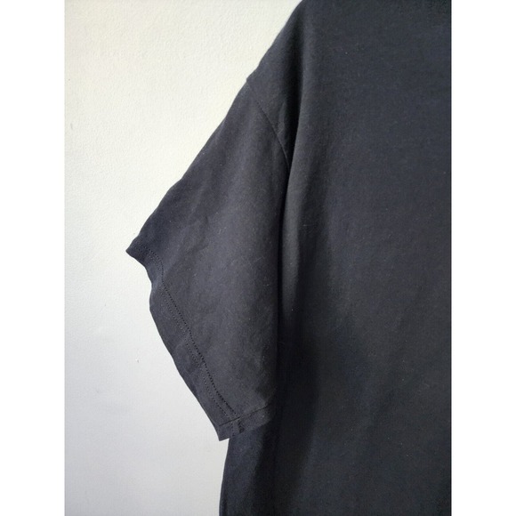 VTG NWT Hooters Owl Skull Graphic Print Black T-Shirt Men's XL Rare - Picture 8 of 16